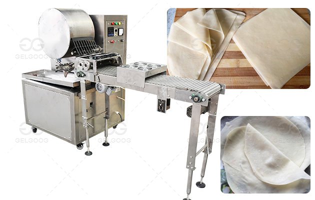 0.3-2MM Spring Roll Wrapper Making Machine For Sale Price