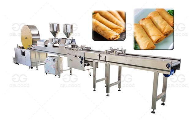 PLC Vietnamese Imperial Roll Production Line Manufacturer