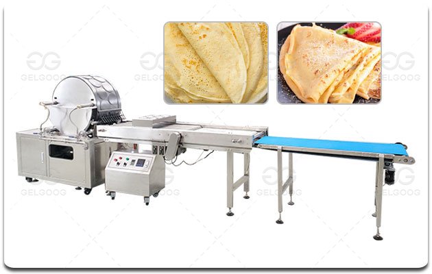 Automatic Crepe Maker Machine Electric & Gas Heating