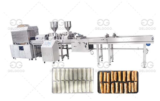 Automatic Spring Roll Maker Machine Electric and Gas