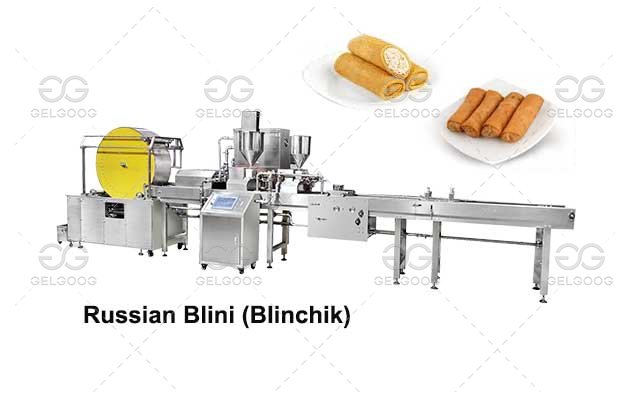 Frozen Beef Blini/Blinchik Making Machine in Russia