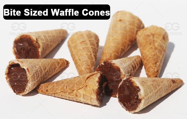 How to Make Bite Sized Waffle Cones For Sale?