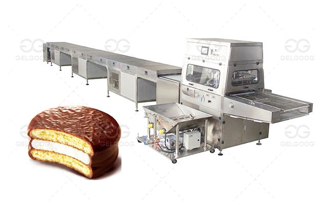 Automatic Biscuit Chocolate Enrobing Machine 220V Price
