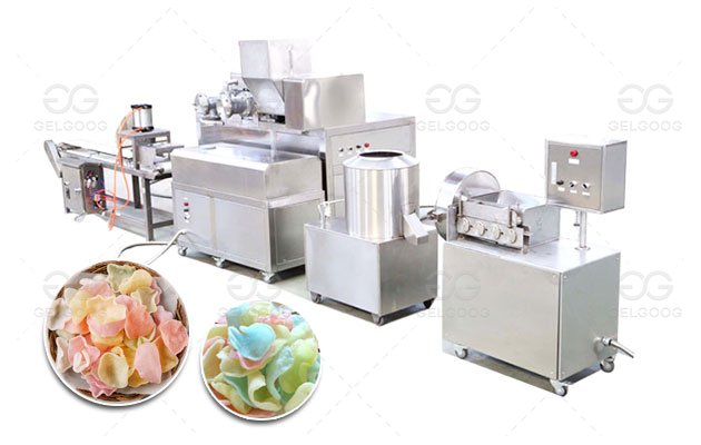 GGXP400 Automatic Prawn Cracker Production Line Price