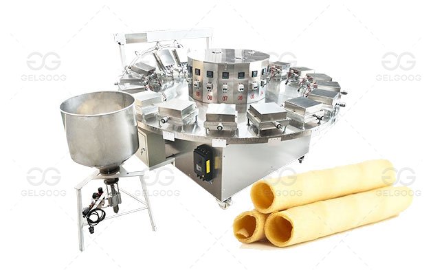 2-3cm Automatic Wafer Biscuit Roll Making Machine Price