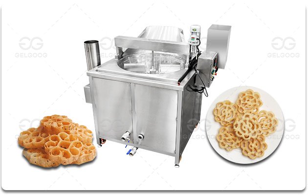200KG/H Achu Murukku Fryer Machine For Rose Cookies Business