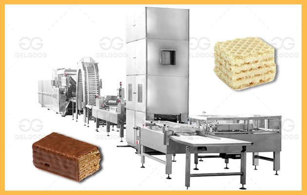 27 Plates Chocolate Wafer Biscuit Production Line