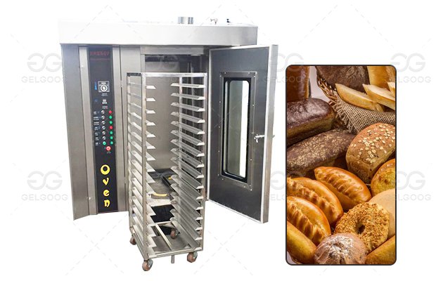 Industrial 32 Tray Rotary Oven Price For Bakery
