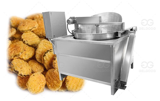 American Fried Pickles/Frickles Frying Machine 20-40kg/time