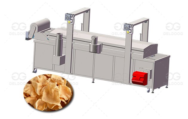 Prawn Crackers Frying Machine|Shrimp Chips Fryer 0-300℃