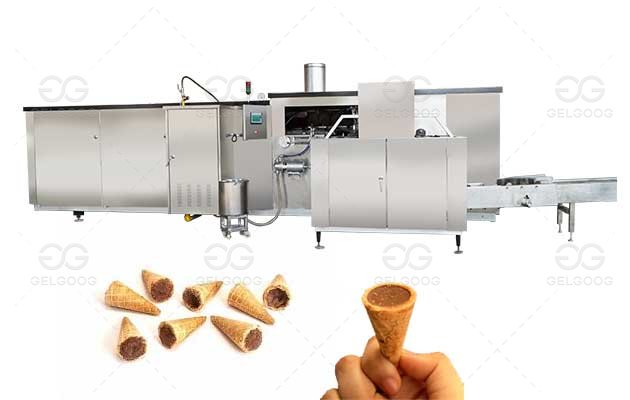 Fully Automatic Ice Cream Cone Tips Machine 3*6cm