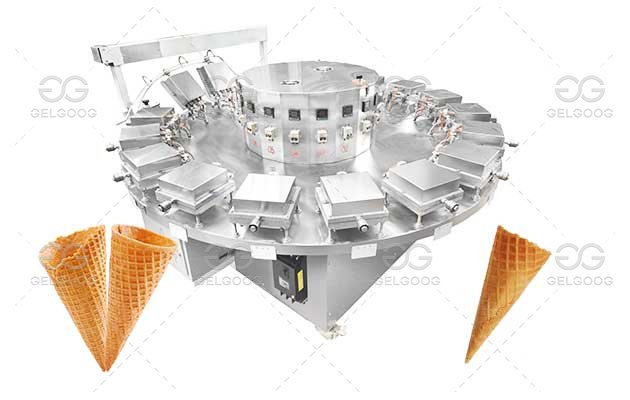 Gas Heating Ice Cream Cone Baker Machine For Sale
