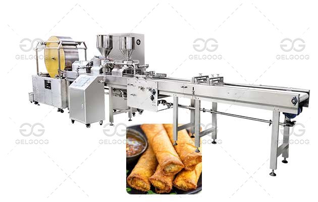 Industrial Egg Roll Lumpia Maker Machine Manufacturer