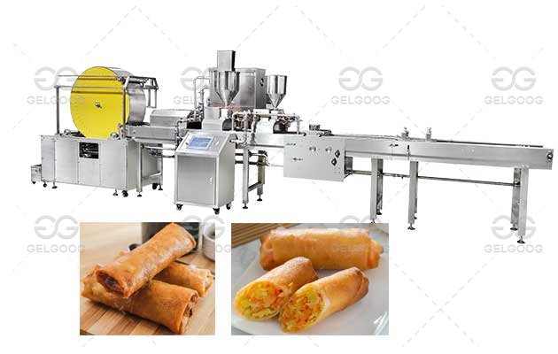 9*2.6cm Lumpiang Togue Processing Machine Solution