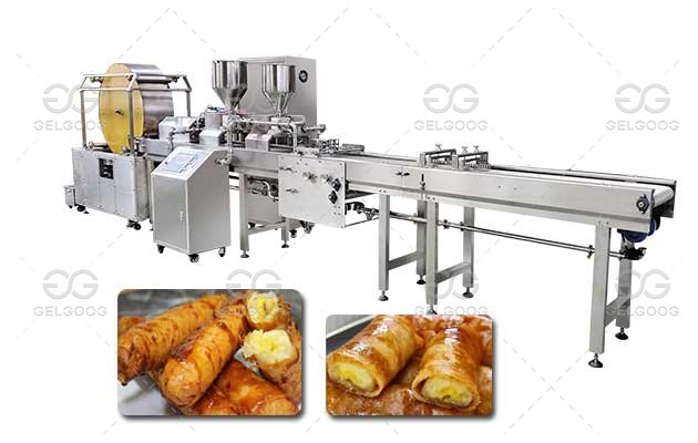 Crispy Turon(Banana Lumpia) Making Machine for Filipino