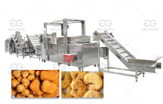 GELGOOG Breaded Snack Frying Machine Price GGLZE5000