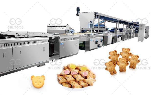 Quality Bear Biscuit Making Machine with Different Flavor