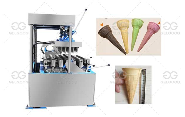 Bake 1-2 minutes Edible Wafer Cone Machine Price