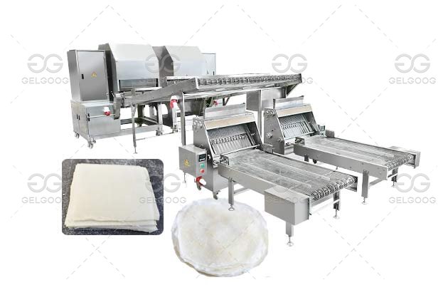 Commercial Lumpia Wrapper Making Machine Stainless Steel