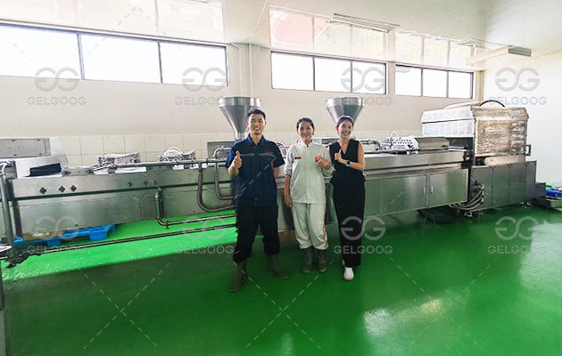 Automatic Spring Roll Production Line in Indonesia