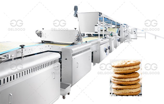 Electric Automatic Sandwich Cookie Machine High Quality