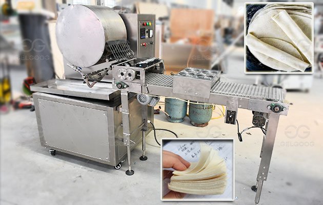 Automatic Spring Roll Wrapper Making Machine