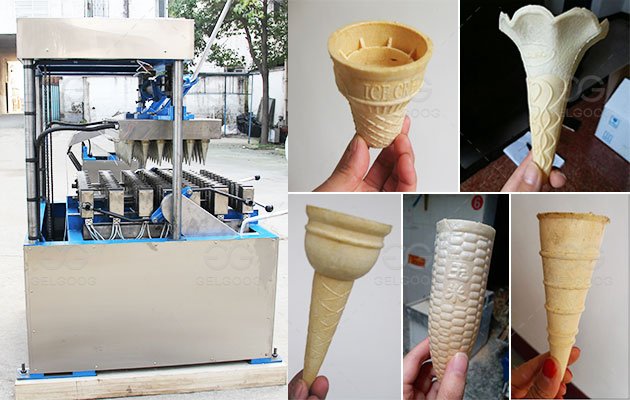 Semi Automatic Wafer Cone Making Machine