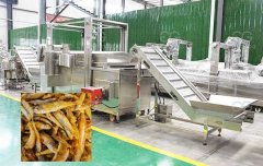 Continuous Fish Frying Production Line to Bangladesh