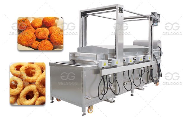 Breaded Chicken Fryer Machine