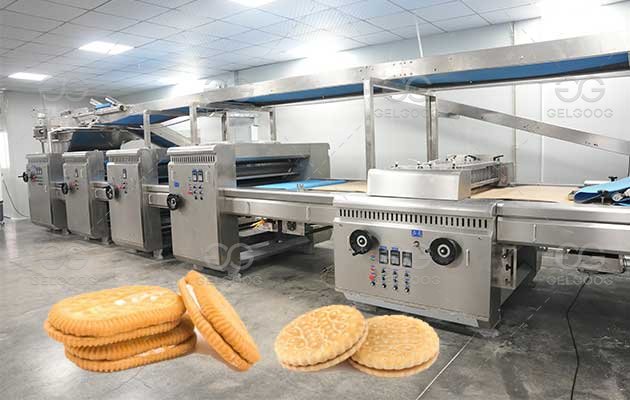 Automatic Sandwich Biscuit Production Line For Sale