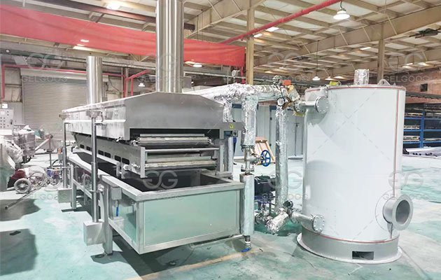 Anchovies Fish Frying Machine